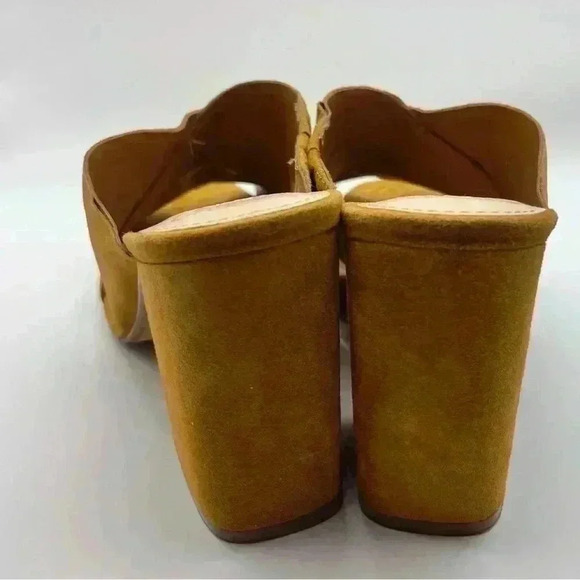 COPY - 🧡PRE-LOVED🧡VINCE CAMUTO🧡GINGER COLORS SUEDE MULES🧡SIZE 9 - Picture 5 of 12